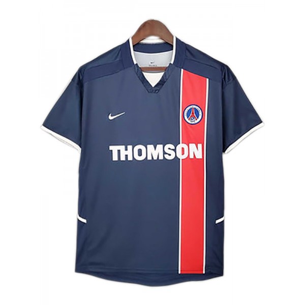Paris saint germain home retro vintage soccer jersey match men's first sportswear football shirt 2002-2003